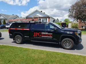 Lettrage de pick-up | Utilisation : Publicité mobile