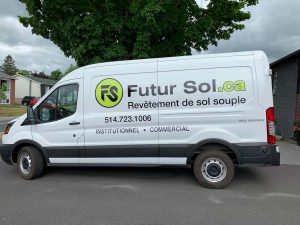 Lettrage Sprinter | Utilisation : Identification d'entreprise