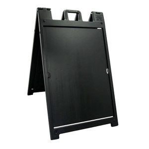 Enseigne sandwich en plastique, plusieurs modèles et couleurs disponibles | Utilisation : Cadre de signalisation robuste, résistant et polyvalent